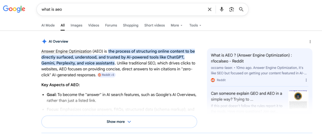 What is AEO? 10 Steps to Show up in AI Search - Chilli What is AEO? 10 Steps to Show up in AI Search - Chilli